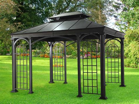 metal outdoor canopy with sides